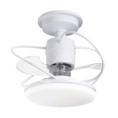 Ventilador de Teto Treviso Branco Elegance LED Bivolt