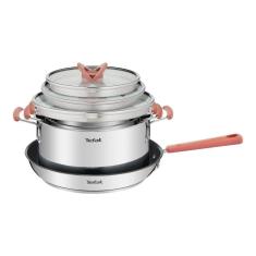 Jogo de Panelas Inox Tefal Opti`space Fundo Triplo com 4 peças