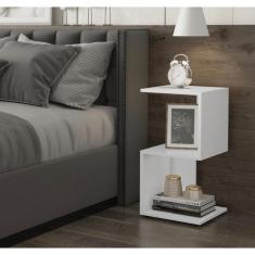 Escrivaninha Para Quarto Em Formato De S - Branco Tx