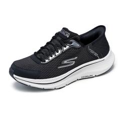 Skechers Tênis masculino Hands Free Slip-ins Go Run Consistent 2.0 Empowered, Preto/branco, 42
