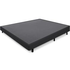 Cama Box Casal Anti Refluxo Preto Inclinada 138x188cm BF Colchões, PRE