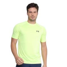 Camiseta Under Armour Tech 2.0 Masculina Verde-Masculino
