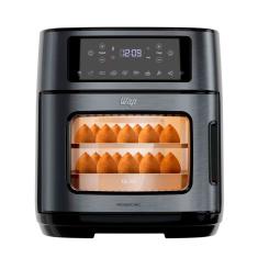 Fritadeira Elétrica Air Fryer WAP WAOD2 12L com Cesto Removível Cinza com Preto 110V