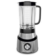 Liquidificador Britânia BLQ1350 Inox 1200W 3L com Filtro Tampa Dosadora 12 Velocidades Prata 110V