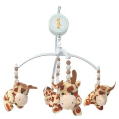 Mobile Para Berço Musical Giratório Girafa
