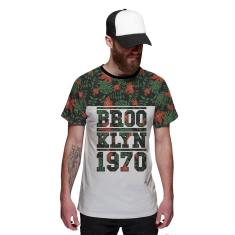 Camiseta Floral Brooklyn 1970 Color Flowers-Masculino