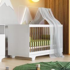 Berço Mini Cama 100% MDF Flocos Tigus Baby