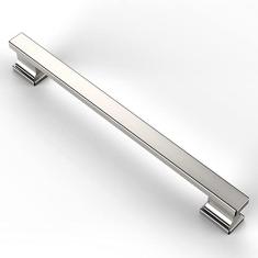 Asidrama Pacote com 10 puxadores de armário de cozinha de níquel acetinado escovado de 177 mm, puxadores de armário de cozinha para puxadores de gaveta de armário