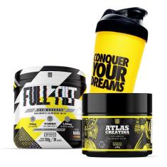 Full Tilt Pré-treino - 150g + Atlas Creatina - 90g + Coqueteleira - Iridium Labs-Unissex