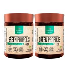 2 Green Própolis 60Caps Nutrify - Própolis Verde Fenóis 10Mg