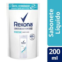 Sabonete Líquido Rexona Antibacterial Fresh 200ml Refil