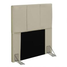 Cabeceira Cama Box Solteiro 90cm Pérola D10 Corano Bege