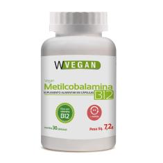 Vitamina B12 Metilcobalamina 9,94mcg 30 capsulas WVegan
