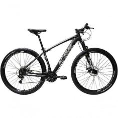 Bicicleta Aro 29 Ksw 1x9v Freio Hidráulico, Trava E K7 11/40, 19", Pre