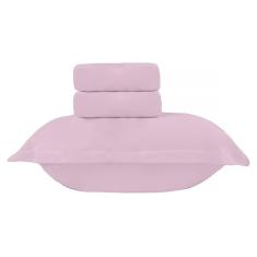 Jogo de Cama Solteiro de Malha 100% Algodão Macio - 3 Peças - Bella En