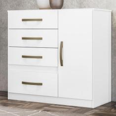 Cômoda 4 Gavetas 1 Porta Vênus Moval