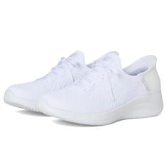 Skechers Tênis feminino Martha Stewart Ultra Flex 3.0-Back on Track Hands Free Slip-ins, Branco=wht, 35