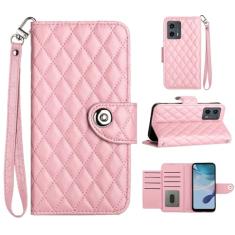 Para Motorola Moto G 5G 2023, capa carteira com alça de pulso, capa flip de couro com fecho magnético com 7 cartões e 1 compartimento para dinheiro, suporte feminino presente capa de telefone para