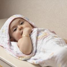 Toalha De Banho Bebê Toalha Fralda Soft Com Capuz Menina/o - Baby Soft