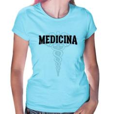 Baby Look Medicina - Foca na Moda, Azul bebê, GGG