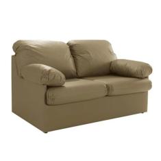 Sofá-cama 2 Lugares MH-1496 Herval Colchão Casal Bege K