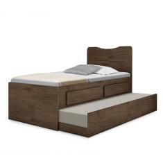 Bicama Solteiro Juvenil 2 Gavetas Cherry I05 Amêndoa - Mpozenato