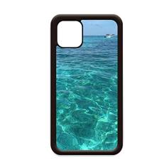 Capa com imagem da natureza da ciência da água do oceano para iPhone 12 Pro Max para Apple Mini Mobile Case Shell