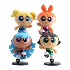 Kit 4 Bonecas Meninas Super Poderosas Miniaturas