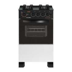 Fogão Esmaltec Caribe Glass 4 bocas - Branco, Bivolt