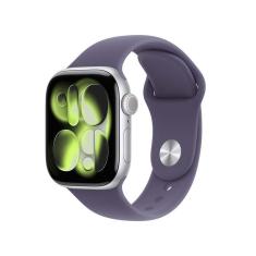 Apple Watch Series 11 GPS + Cellular Caixa Prateada de Alumínio 42mm Pulseira Esportiva Roxo-névoa P/M