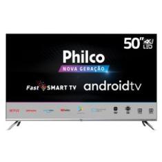 Smart TV Philco 50” Android PTV50G71AGBLS 4K LED Google Play - Bivolt