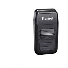 Barbeador Elétrico Kemei 2 Em 1 Lamina Dupla 220v Km-1102