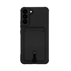 Capa de telefone de silicone com compartimento para cartão Candy Color para Samsung S23 S22 Ultra S21 Plus S20 S21FE A52 A72 A51 A71 A32 A53 Capa carteira macia, T1, para Samsung S22 Plus