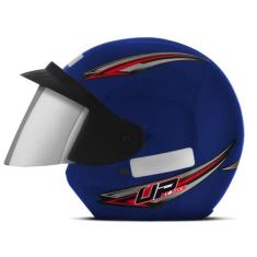 Capacete Aberto Feminino Masculino Mixs Up, AZUL, 60