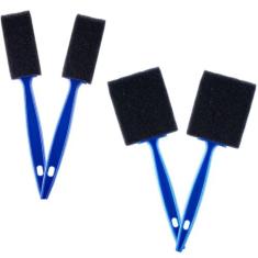 Kit 4 Pinceis De Espuma Para Detalhamento Automotivo Vonixx