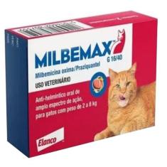 Vermifugo Elanco Milbemax Fc Para Gatos De 2 Kg A 8 Kg - 2 Comprimidos
