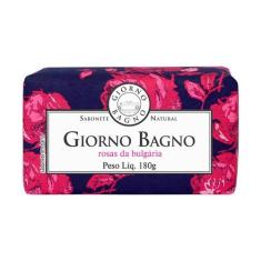 Sabonete Natural em Barra Giorno Bagno Rosas da Bulgária 180g