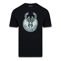 Camiseta New Era Manga Curta NBA Milwaukee Bucks