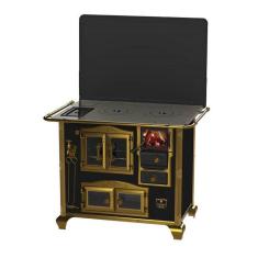 Fogao a Lenha N 2 Gab Imperador Vitreo Preto com Tampa