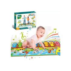 Tapete de piano musical para bebês 85cm x 30cm