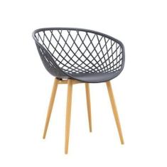 Cadeira com Braços Polipropileno Clarice - Rivatti