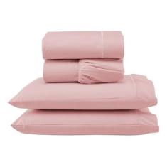 Jogo De Lençol Versatile Ponto Palito Completo 4 Peças Queen - Riffo S