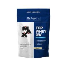 Top Whey 3W Mais Performance Refil (1800g) Max Titanium, 1 Unidade, 1,
