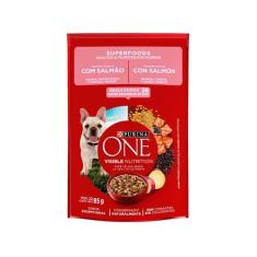 Ração Úmida para Cachorro Adulto Sachê Purina One - Superfoods Salmão 
