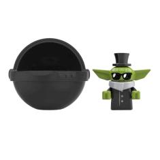Boneco Baby Yoda Óculos Escuros Blocos De Montar Star Wars