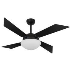 Ventilador de Teto Tecno Preto 127V - Mais de Casa