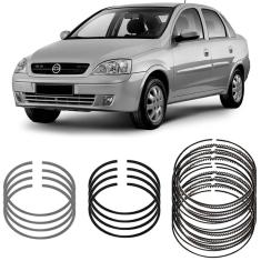Jogo Anel Segmento std Corsa Sedan 1.0 99 a 2005 Metal Leve