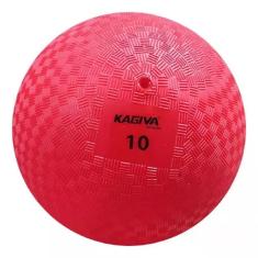 Bola De Borracha De Iniciação Kagiva T10 Infantil Unisex - Ref 6317-6316 Tamanho 10 Cor Vermelho