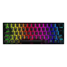 Teclado Mecânico Gamer KBM! GAMING TG600, Preto, 60% e ABNT2, RGB, Swi