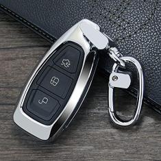 TPHJRM Capa da chave do   porta- chaves do carro em liga de zinco, adequado para FORD C-MAX FOCUS RS ST Fiesta Hatch capa do porta-chaves estilo carro 2019